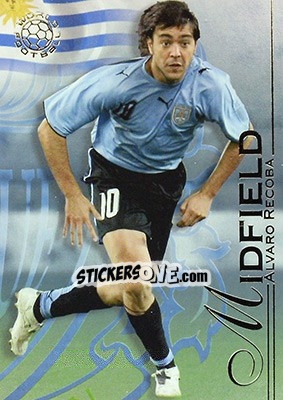 Sticker Recoba Alvaro - World Football UNIQUE 2008 n. 81 - Futera