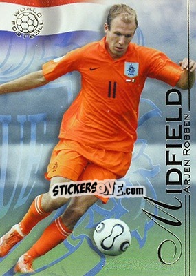 Sticker Robben Arjen - World Football UNIQUE 2008 n. 85 - Futera