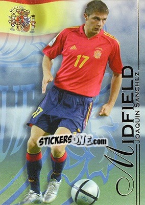 Cromo Sanchez Joaquin - World Football UNIQUE 2008 - Futera