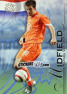 Sticker Van der Vaart Rafael - World Football UNIQUE 2008 - Futera