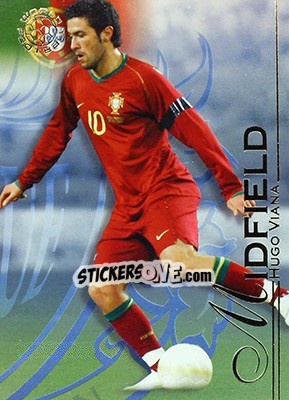 Sticker Viana Hugo - World Football UNIQUE 2008 n. 95 - Futera