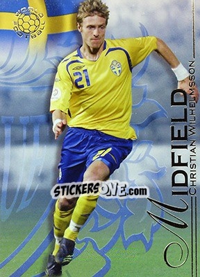 Sticker Wilhelmsson Christian - World Football UNIQUE 2008 - Futera