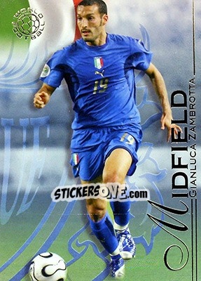 Sticker Zambrotta Gianluca - World Football UNIQUE 2008 n. 98 - Futera