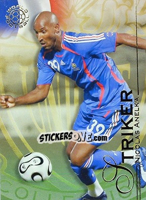 Sticker Anelka Nicolas - World Football UNIQUE 2008 n. 103 - Futera