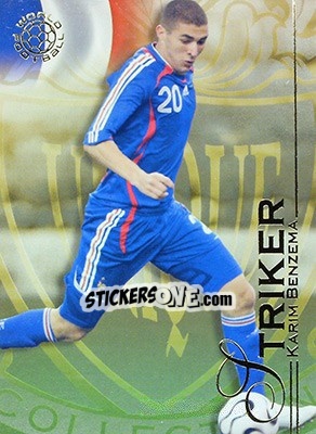Sticker Benzema Karim - World Football UNIQUE 2008 - Futera