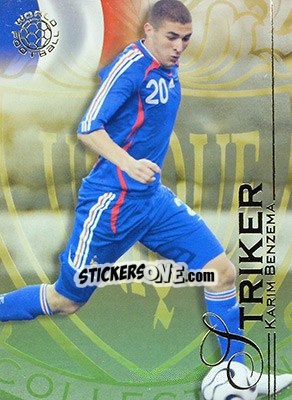 Sticker Benzema Karim - World Football UNIQUE 2008 n. 104 - Futera