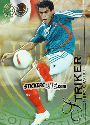 Sticker Castillo Nery - World Football UNIQUE 2008 n. 105 - Futera