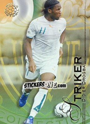 Sticker Drogba Didier - World Football UNIQUE 2008 n. 110 - Futera