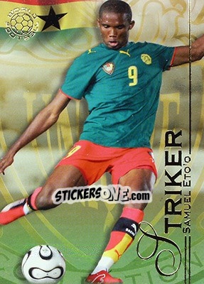 Sticker Eto'O Samuel - World Football UNIQUE 2008 - Futera
