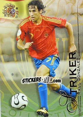 Sticker Gonzalez Raul - World Football UNIQUE 2008 - Futera