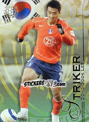 Sticker Lee Dong-Gook - World Football UNIQUE 2008 - Futera