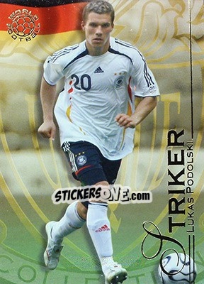Sticker Podolski Lukas - World Football UNIQUE 2008 n. 126 - Futera