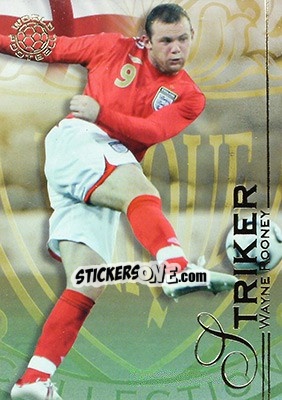 Sticker Rooney Wayne - World Football UNIQUE 2008 - Futera