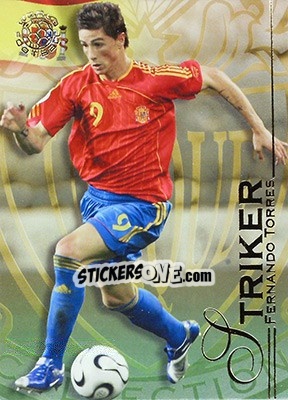 Sticker Torres Fernando - World Football UNIQUE 2008 - Futera