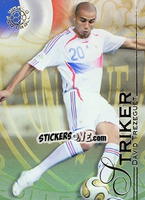 Sticker Trezeguet David - World Football UNIQUE 2008 n. 142 - Futera