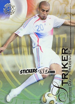 Sticker Trezeguet David - World Football UNIQUE 2008 - Futera