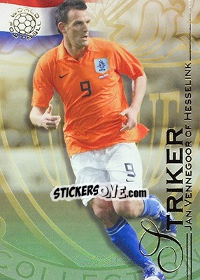 Sticker Vennegoor of Hesselink Jan - World Football UNIQUE 2008 - Futera