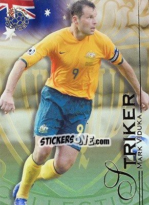 Sticker Viduka Mark - World Football UNIQUE 2008 - Futera