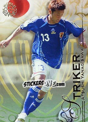 Cromo Yanagisawa Atsushi - World Football UNIQUE 2008 - Futera