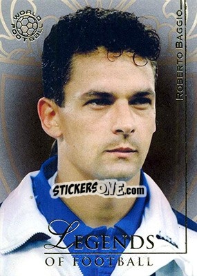 Sticker Baggio Roberto - World Football UNIQUE 2008 - Futera