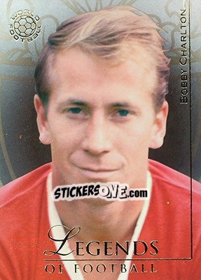 Sticker Charlton Bobby - World Football UNIQUE 2008 n. 154 - Futera