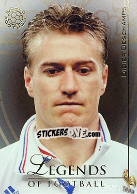 Sticker Deschamps Didier - World Football UNIQUE 2008 n. 155 - Futera