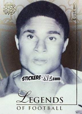 Sticker Eusebio - World Football UNIQUE 2008 n. 157 - Futera