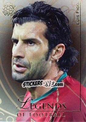 Sticker Figo Luis - World Football UNIQUE 2008 - Futera