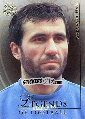 Sticker Hagi Gheorghe - World Football UNIQUE 2008 - Futera