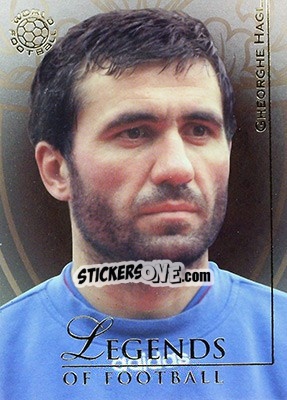 Sticker Hagi Gheorghe - World Football UNIQUE 2008 n. 160 - Futera