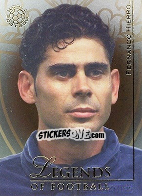 Sticker Hierro Fernando - World Football UNIQUE 2008 n. 161 - Futera