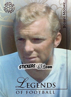 Sticker Moore Bobby - World Football UNIQUE 2008 n. 167 - Futera