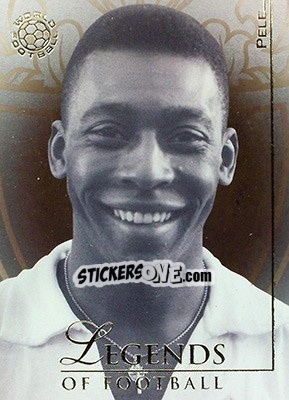 Sticker Pele - World Football UNIQUE 2008 n. 171 - Futera