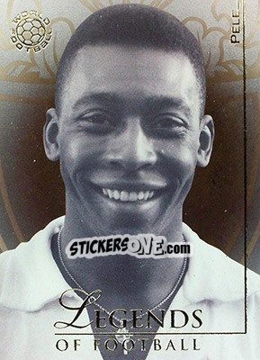 Sticker Pele - World Football UNIQUE 2008 - Futera