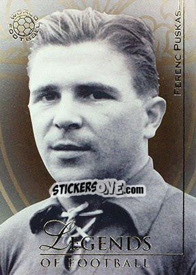 Sticker Puskas Ferenc - World Football UNIQUE 2008 n. 172 - Futera