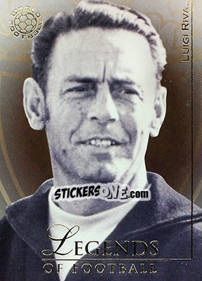 Sticker Riva Luigi - World Football UNIQUE 2008 n. 174 - Futera