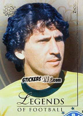 Sticker Zico - World Football UNIQUE 2008 - Futera