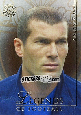 Sticker Zidane Zinedine - World Football UNIQUE 2008 n. 178 - Futera