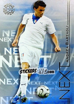 Sticker Barzagli Andrea - World Football UNIQUE 2008 n. 186 - Futera