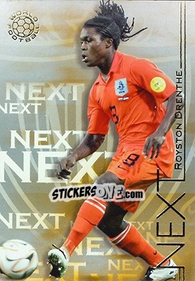 Sticker Drenthe Royston - World Football UNIQUE 2008 n. 188 - Futera