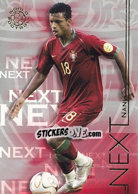 Sticker Nani - World Football UNIQUE 2008 n. 194 - Futera
