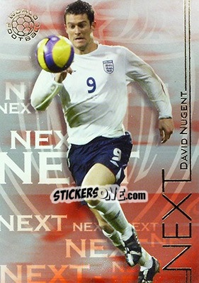 Sticker Nugent David - World Football UNIQUE 2008 - Futera