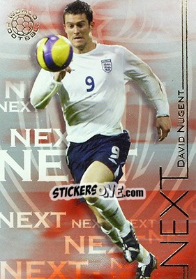 Sticker Nugent David - World Football UNIQUE 2008 n. 196 - Futera