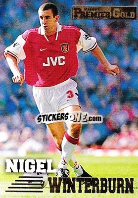 Sticker Nigel Winterburn - Premier Gold 1996-1997 - Merlin