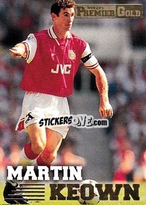 Sticker Martin Keown - Premier Gold 1996-1997 n. 8 - Merlin