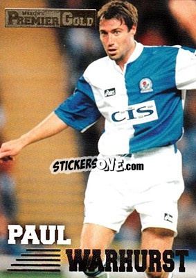 Sticker Paul Warhurst - Premier Gold 1996-1997 - Merlin