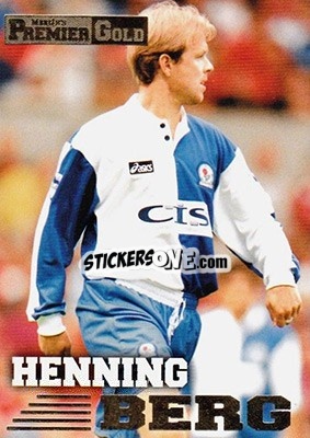Sticker Henning Berg - Premier Gold 1996-1997 n. 28 - Merlin