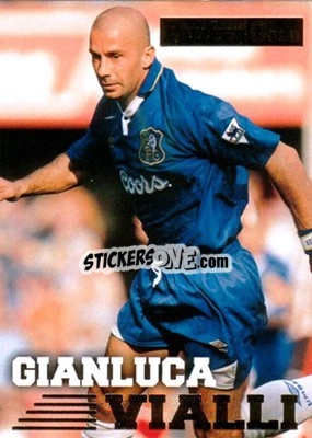 Sticker Gianluca Vialli - Premier Gold 1996-1997 n. 29 - Merlin