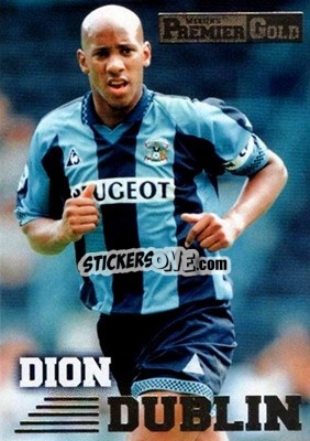 Sticker Dion Dublin - Premier Gold 1996-1997 n. 38 - Merlin