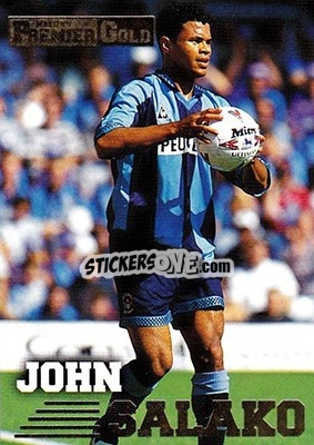 Figurina John Salako - Premier Gold 1996-1997 n. 42 - Merlin